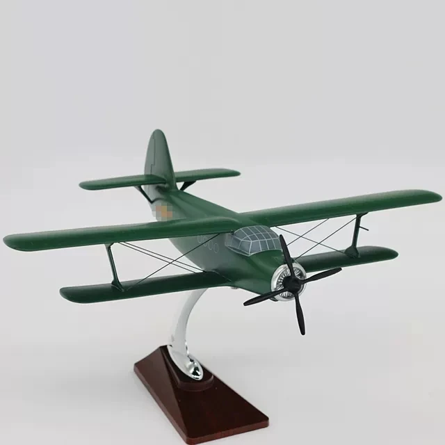 Y-5飞机模型双层翼怀旧版模型