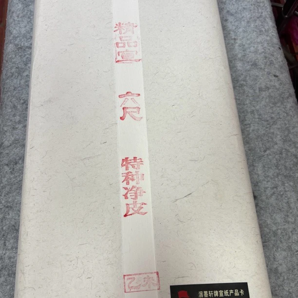 洇墨轩 六尺特种净皮精品宣 10张体验装