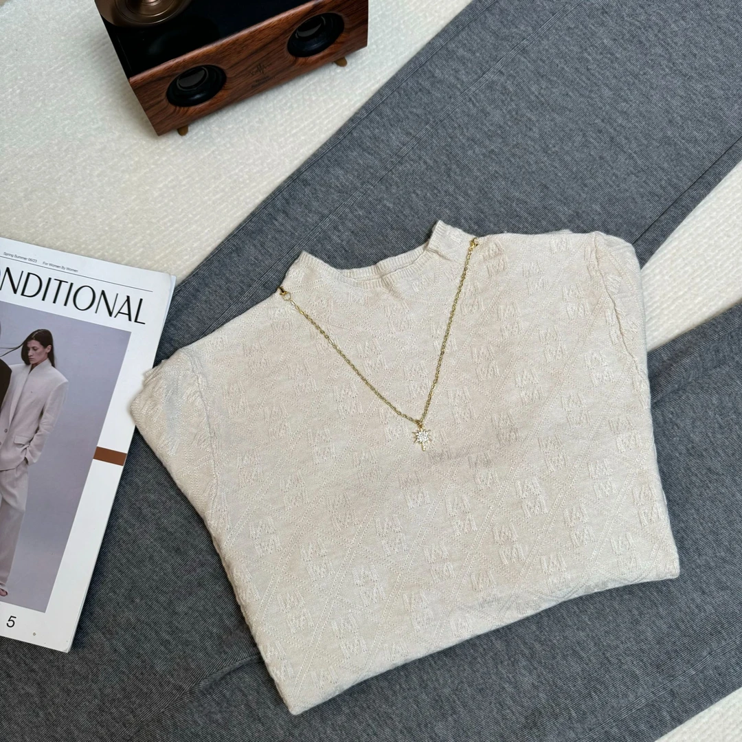 【晴姐】M1339立体装饰纹理感长袖打底衫