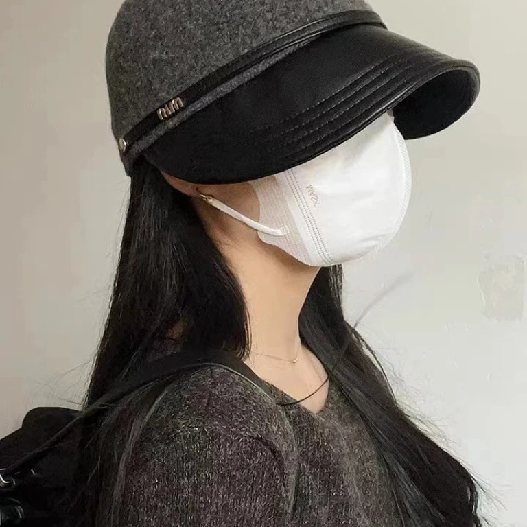 【CZON】露思同款帽拼接感鸭舌帽秋冬超显气质