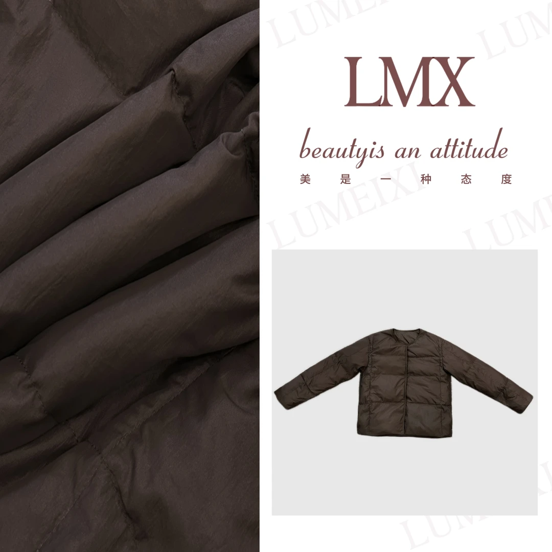 LMXPPJ【冬日特调】冬季保暖高定羽绒服时尚轻奢百搭纯色外套MX5273