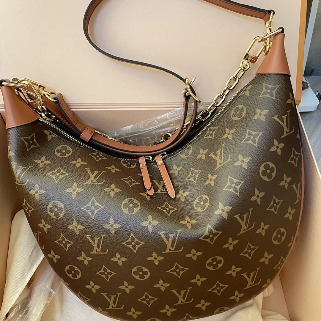 全新未使用 LouisVuitton/路易威登 LV大豌豆hobo百搭包/安琪16