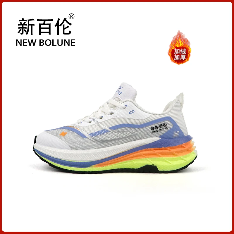 NEW BOLUNE/新百伦冬季新款加绒加厚休闲百搭透气轻便运动鞋棉鞋