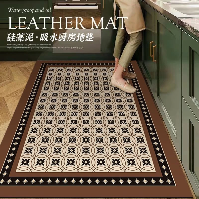 家用吸水防滑垫轻奢裁剪吸油耐脏玄关 厨房