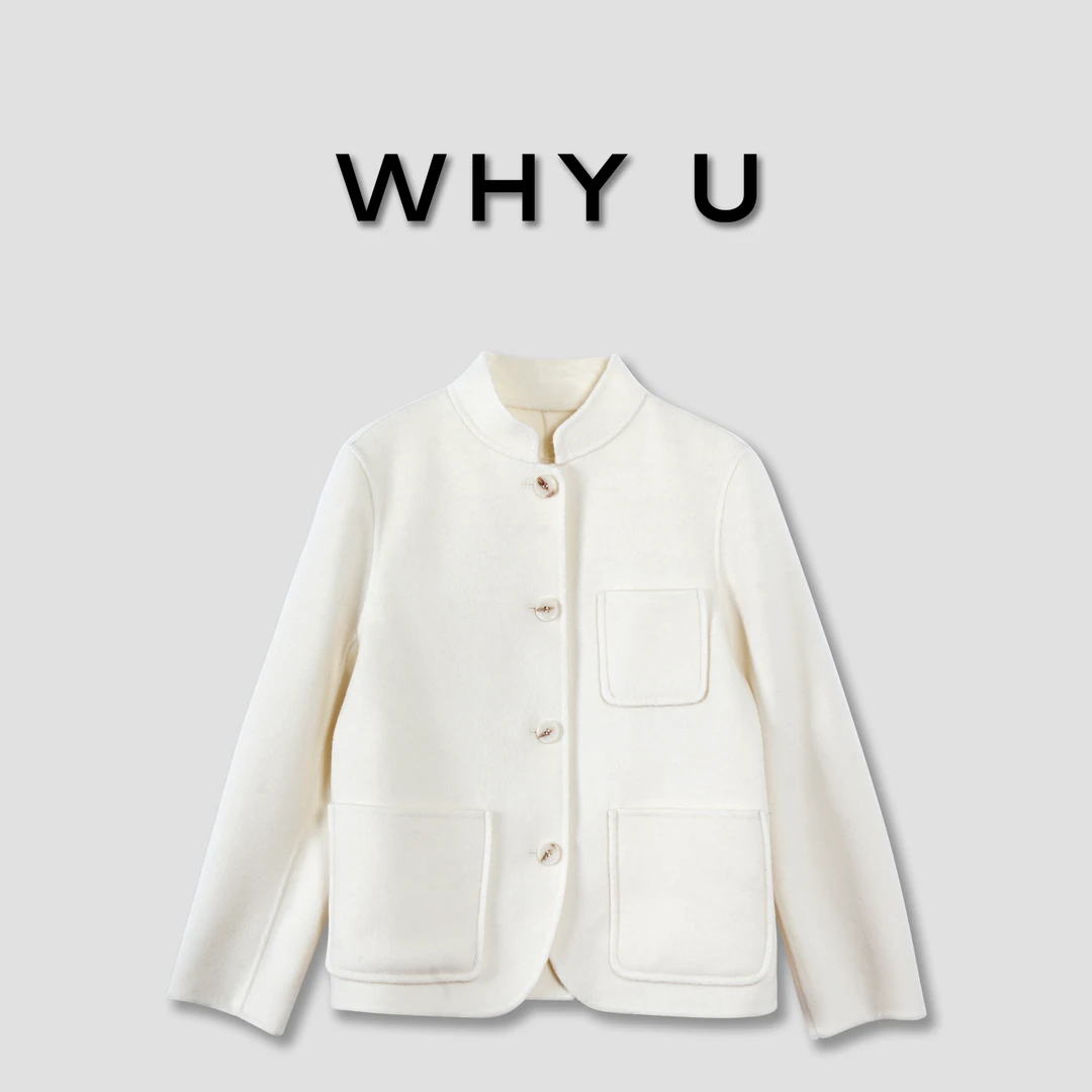 【米兰遇见北京】全羊毛意式设计新中式老钱风小立领双面呢外套