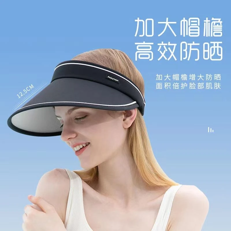空顶防晒帽女防紫外线夏季太阳帽防晒遮阳帽子网红帽茉寻悦享户外