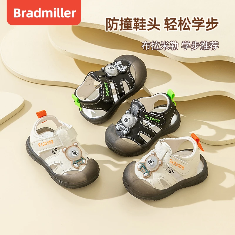 卡通休闲学步凉鞋夏柔软婴儿透气舒适机能鞋男防滑宝宝防撞凉鞋女