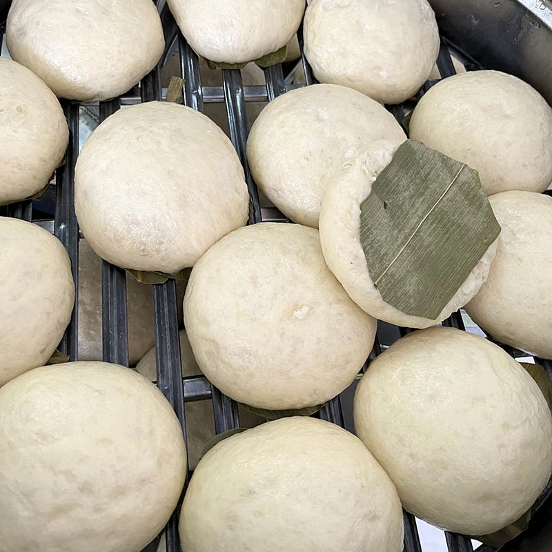【绿草垛】安徽安庆纯手工小麦粑 1000g/10个起 小作坊食品速冻