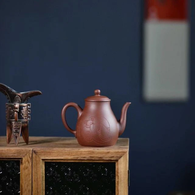 手制酒樽茶壶，优质底槽清传统纯手工制作，家用品茗品酒实用器