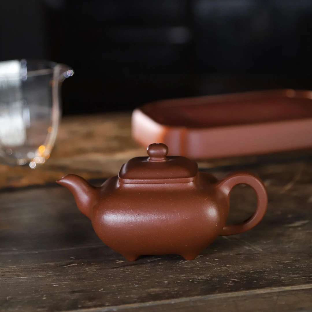 紫砂壶，传炉原矿底槽清精工半手制小容量200毫升家用品茗实用茶具