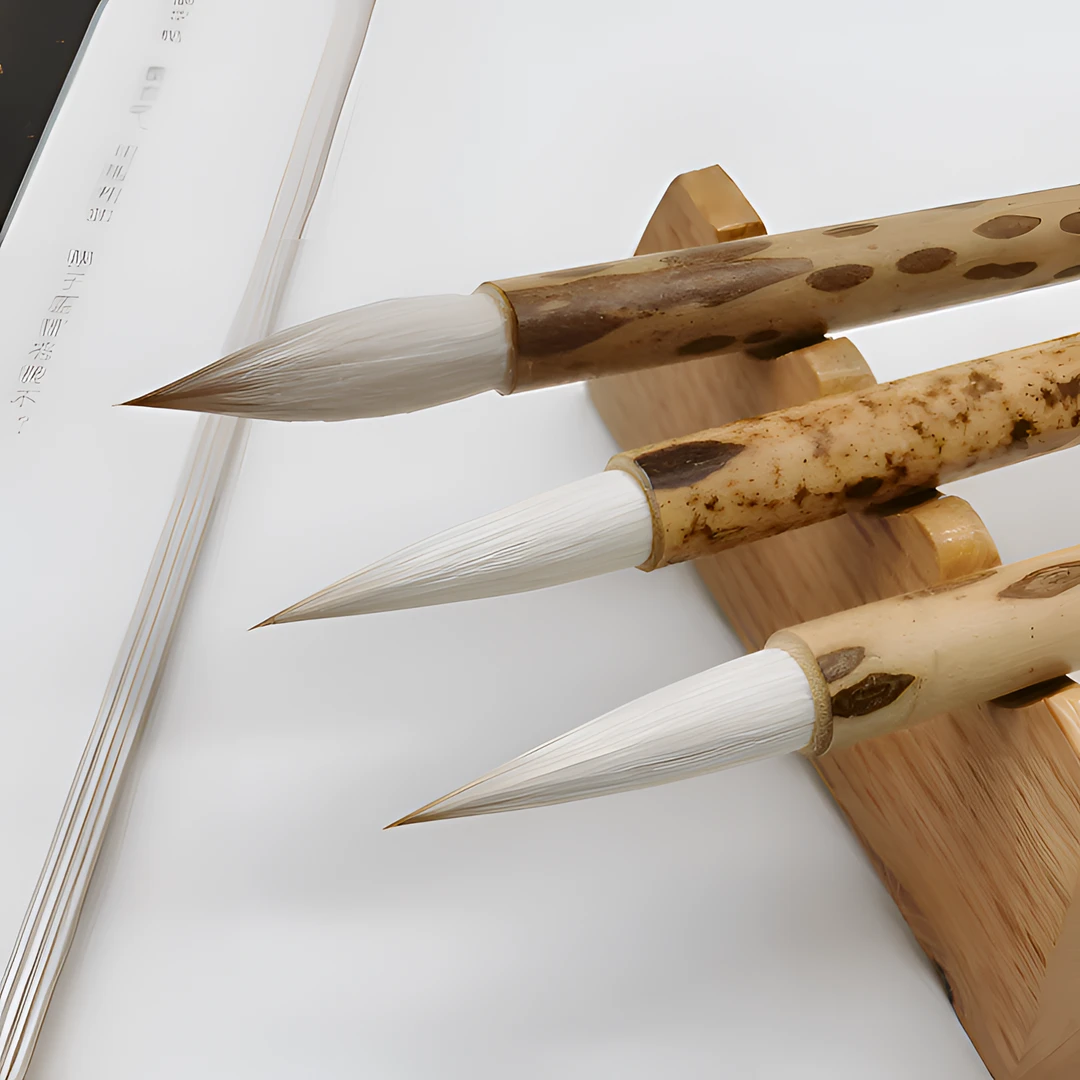 艺考爆款毛笔毛料细腻出锋3.7厘米口径0.9厘米褚体清篆智永赵孟頫