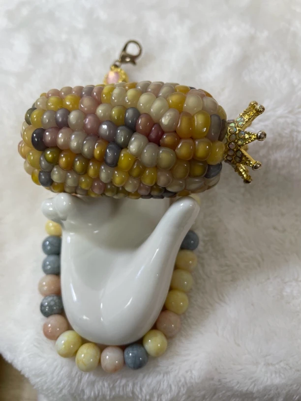 手工文玩玉米挂件家居饰品创意手把件，直播间一物一拍，请勿私拍