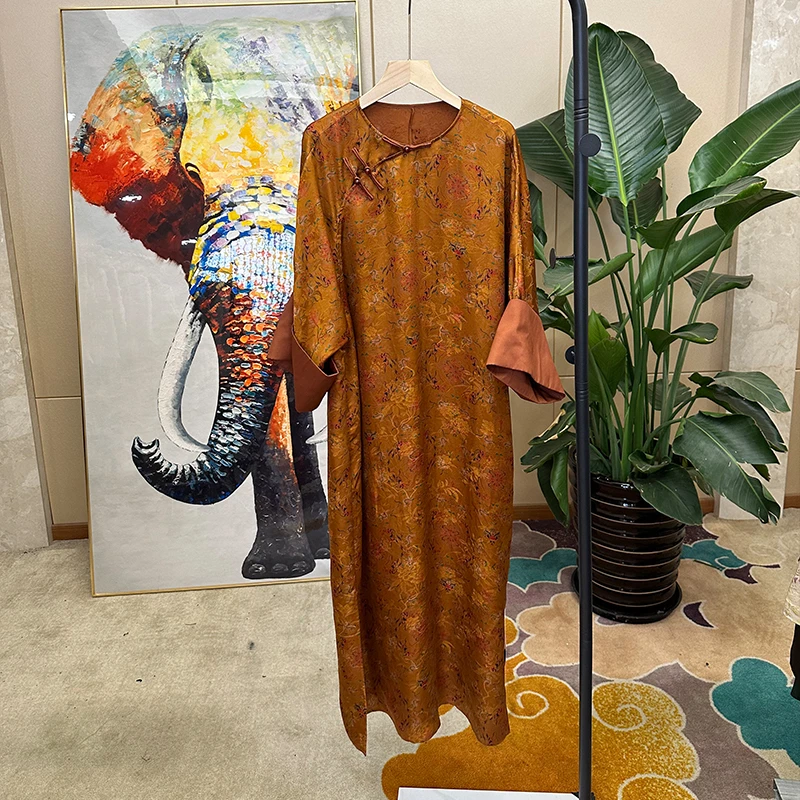 女式飞天 旗袍裙中国风连衣裙莲遇曦时装3d328702