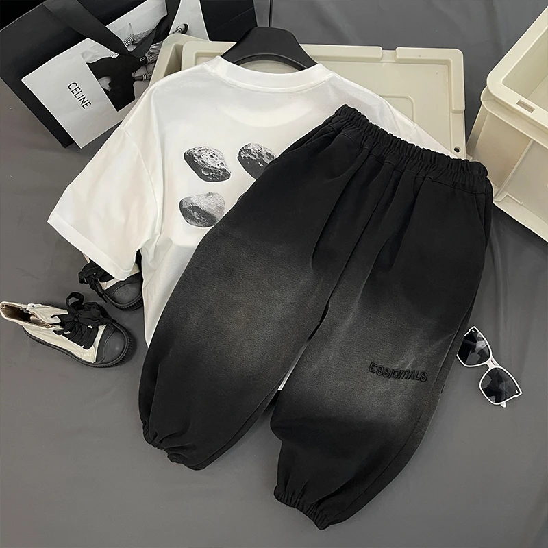 【小姨补贴】春装儿童韩版时尚宽松休闲百搭渐变裤子AD0351-XX1