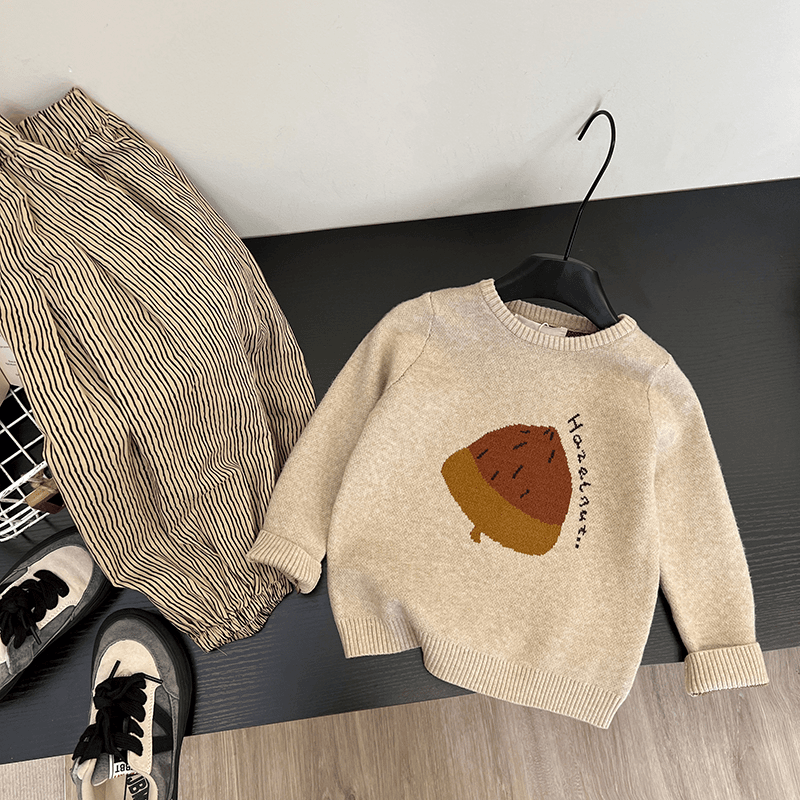 【小姨上新补贴】秋装儿童美拉德色系复古毛衣两件套装ZH0382-XY1