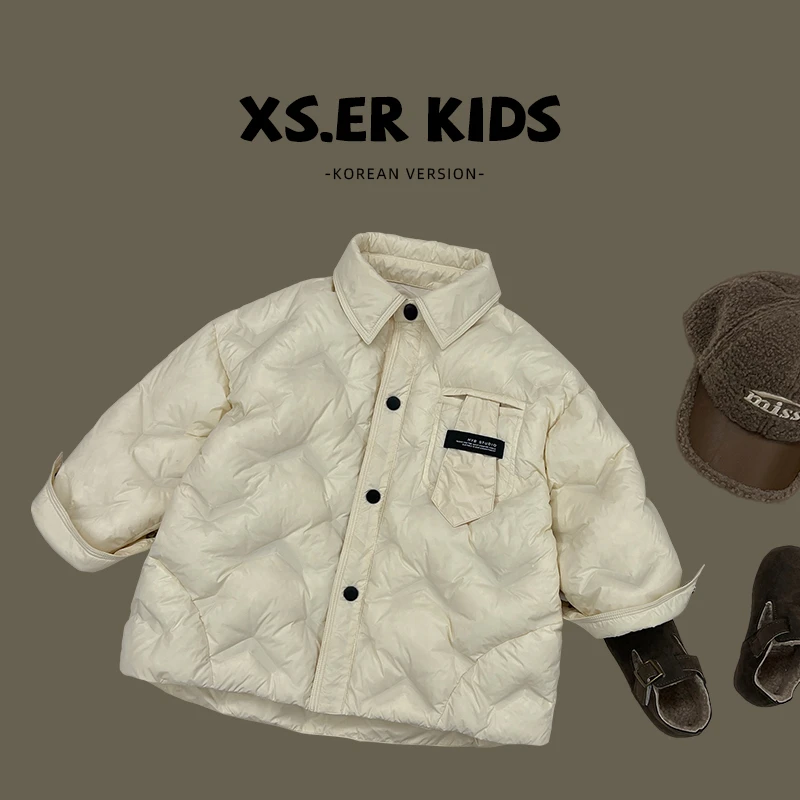 【小首尔】现货-txb男童轻薄90白鸭绒羽绒服冬时尚外套HBB2759