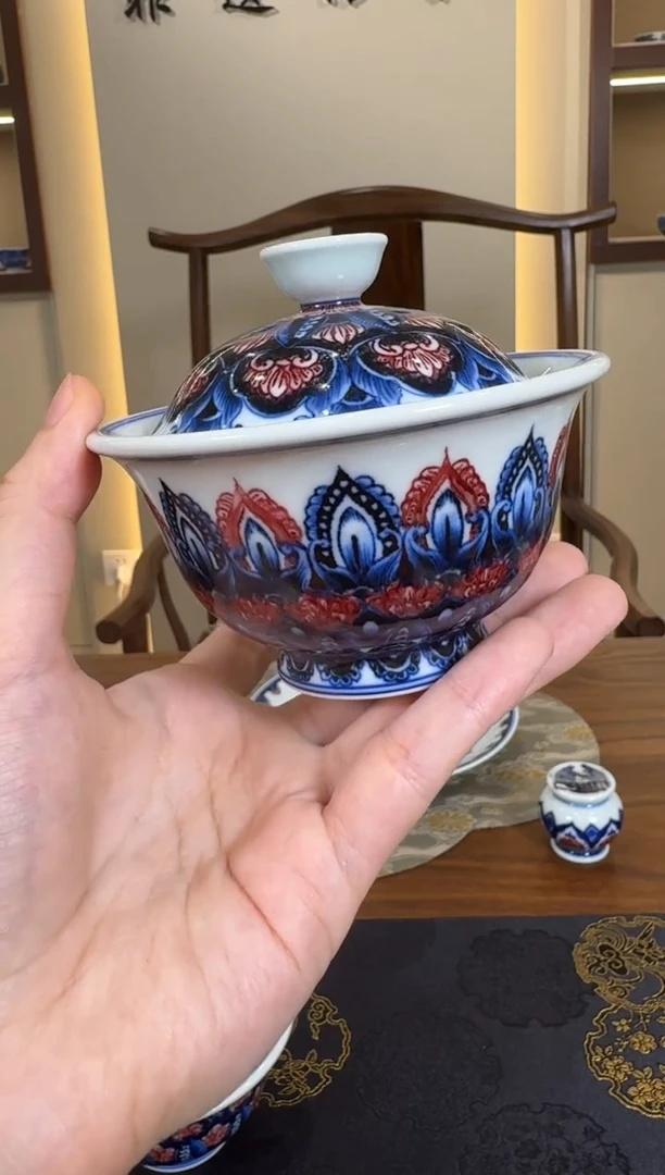 【闪购商品】杯永明尚玩曼陀罗盖碗