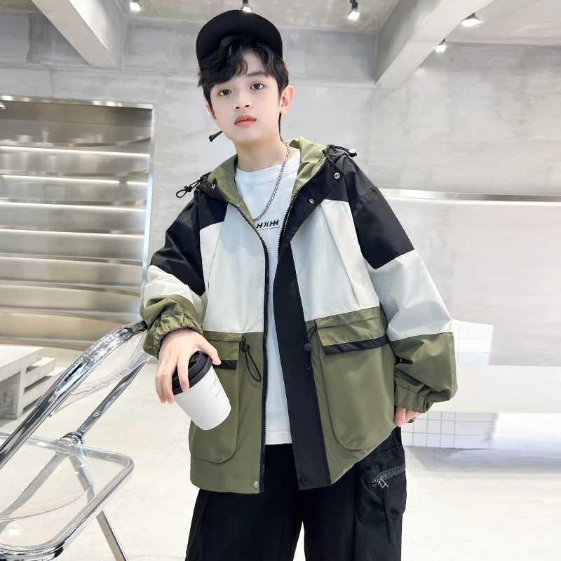 男童春秋款外套新款春季休闲中大儿童时尚网红潮【QSX】AF037