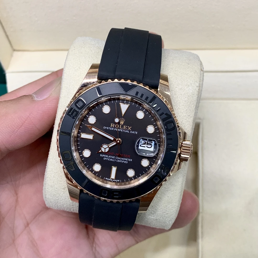 95新 Rolex/劳力士 116655玫瑰金游艇 18年8月1日 全套