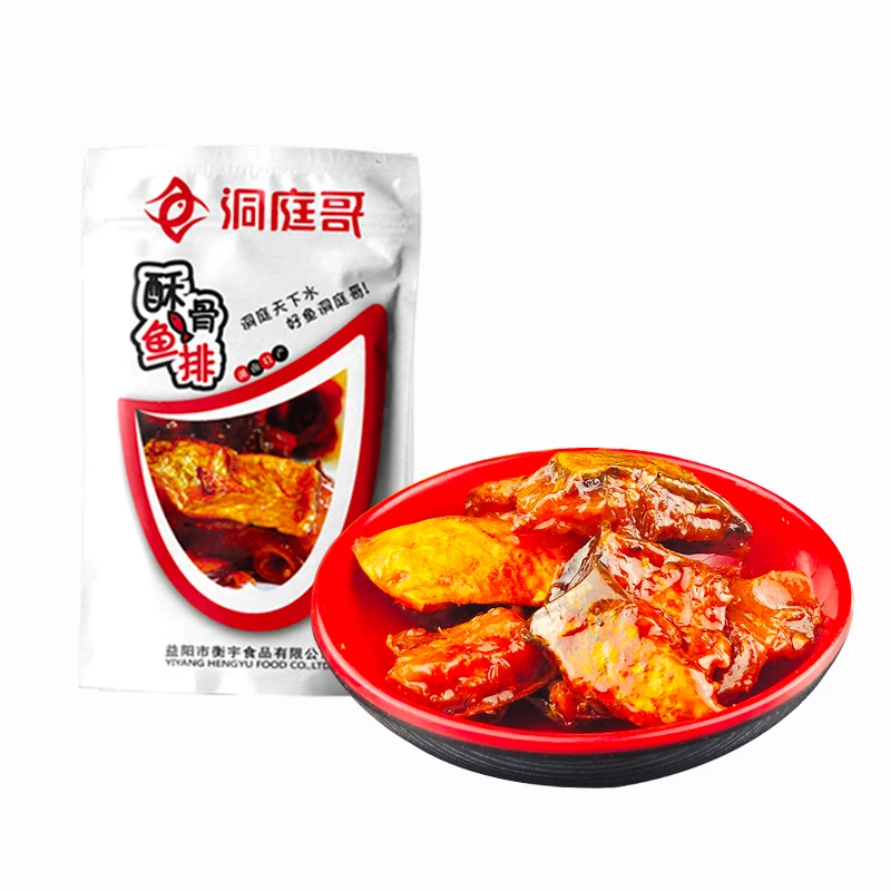 鱼排超辣批洞庭风味湖南特产香辣鱼尾零食鱼干发