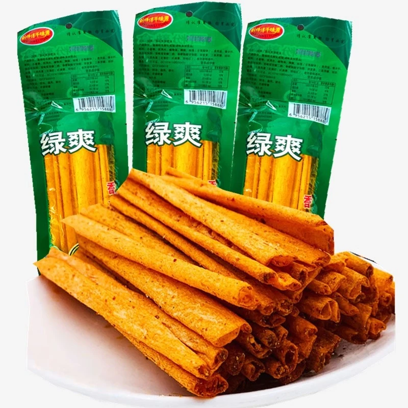 千味源绿爽辣条16克每包8090童年儿时怀旧校园食品零食小时候