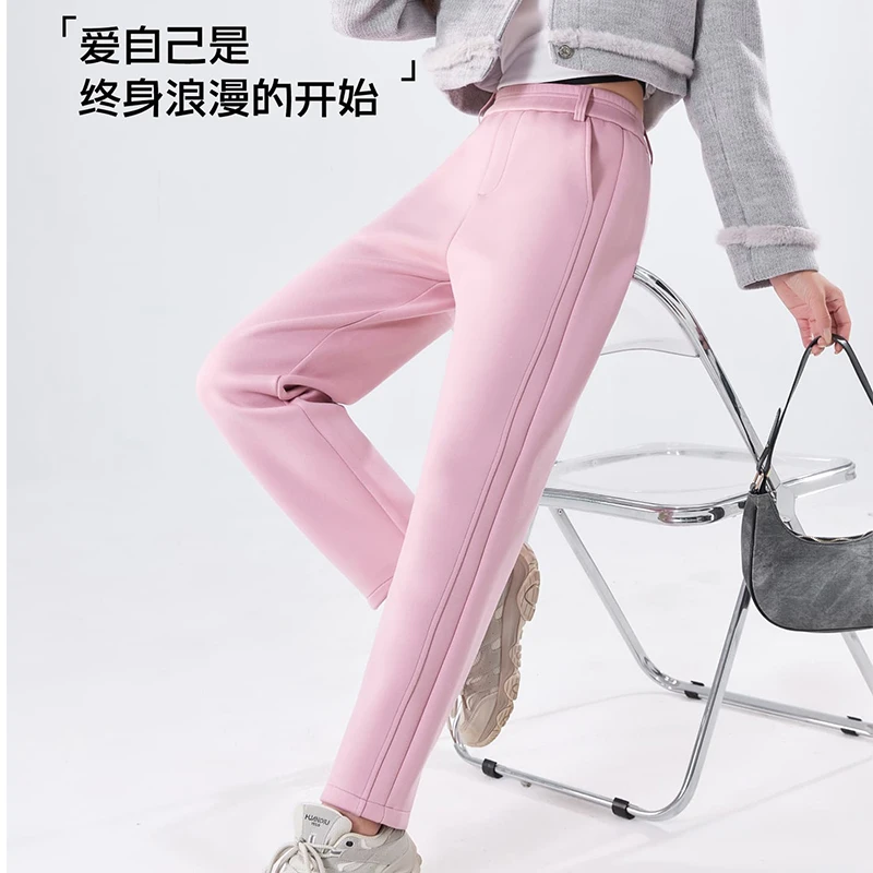 7988 女士加宽松紧腰彩虹裤