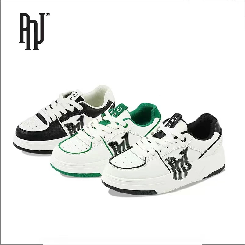 PNJ爆款情侣低帮潮流学长鞋厚底百搭时尚潮鞋板鞋PL1F-K003-1-S