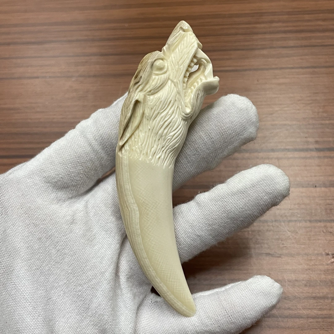 PJL05 只做天然猛犸牙 狼牙尖 长96.7x宽25.7x厚15.8mm