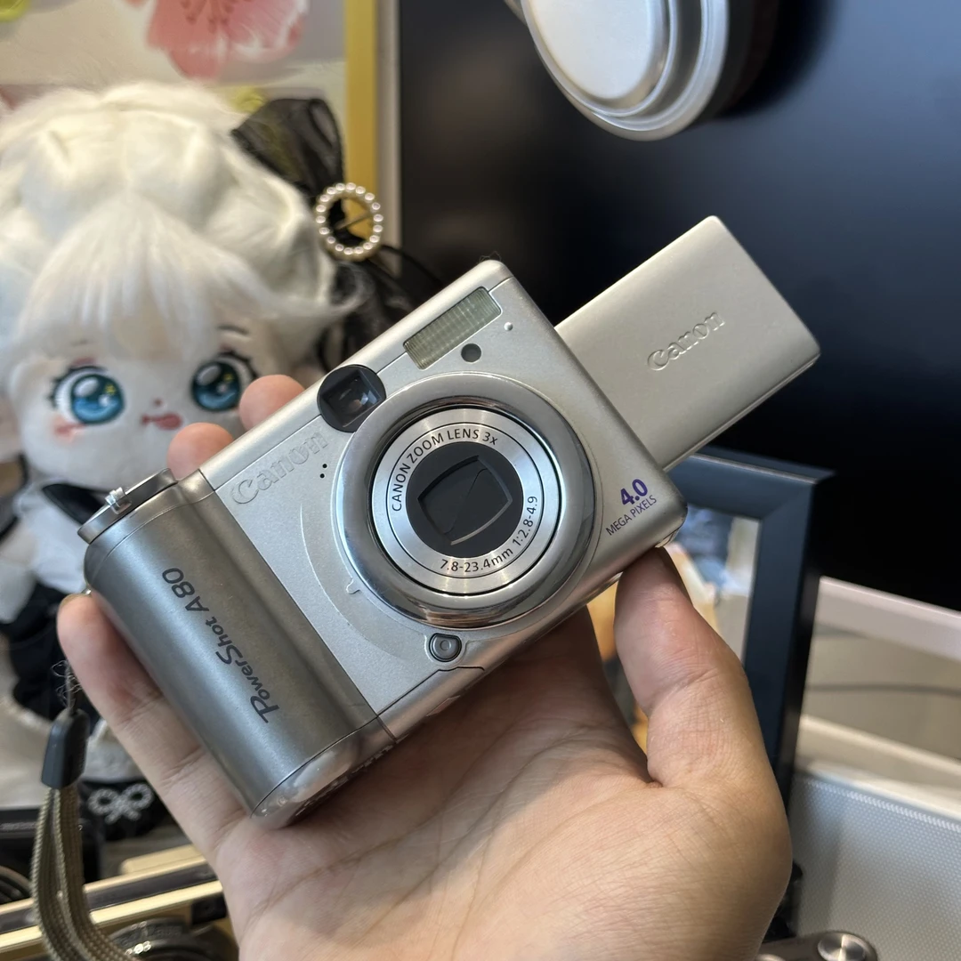 9新 Canon/佳能 佳能a80翻转屏可自拍 人像神器 五号电池供电
