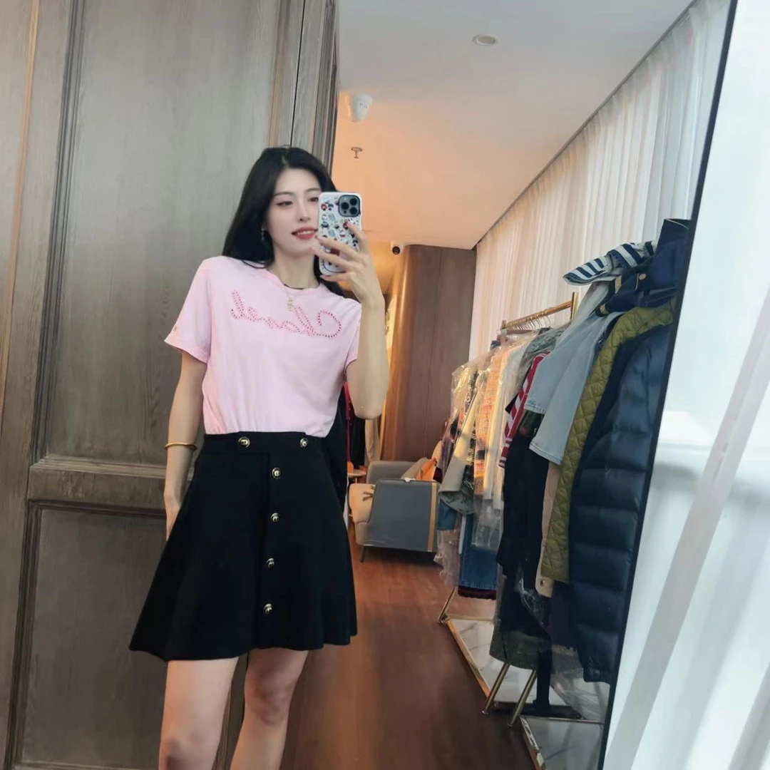 麦殿/95新/Chanel香奈儿/纯棉T恤34/36码粉色/240831LZXXH55