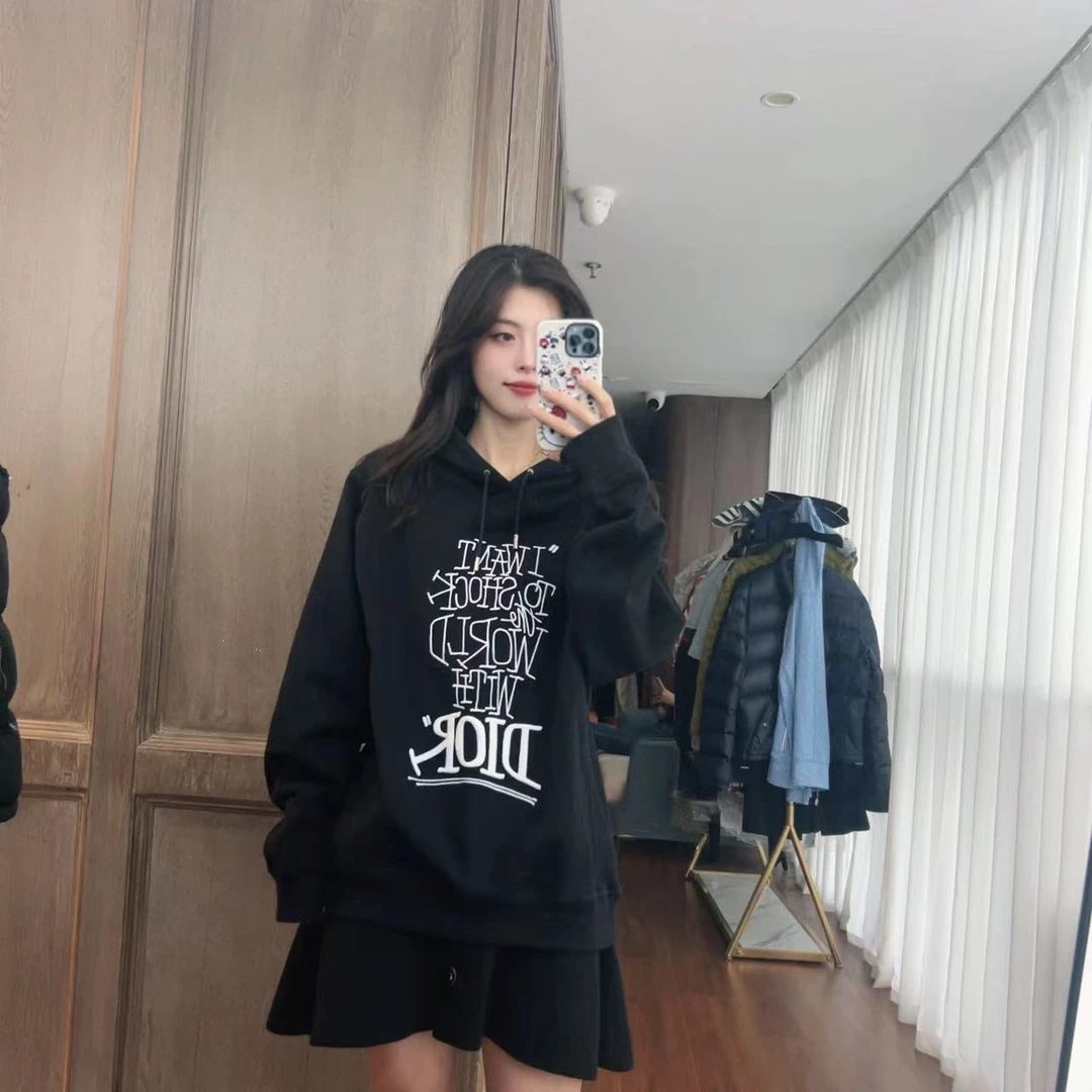 麦殿/95新/DIOR迪奥/棉卫衣黑色XL码/240216CHZYG02