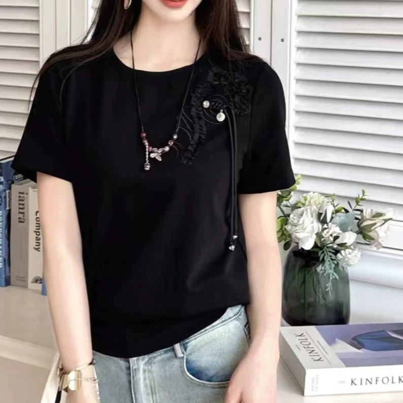 红姐严选】新款女装时尚短袖T恤-YS24317