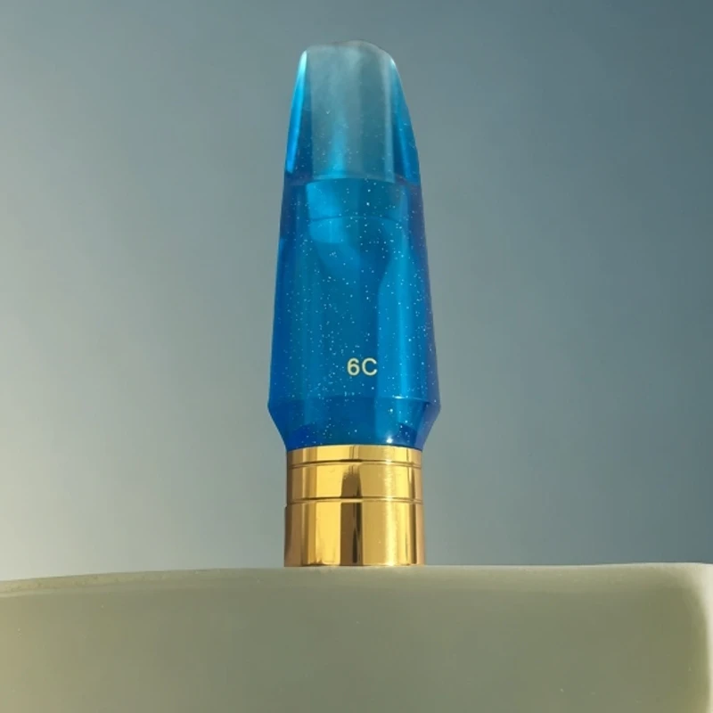 降B调次中音萨克斯笛头，半金属笛头，水晶笛头6号口风