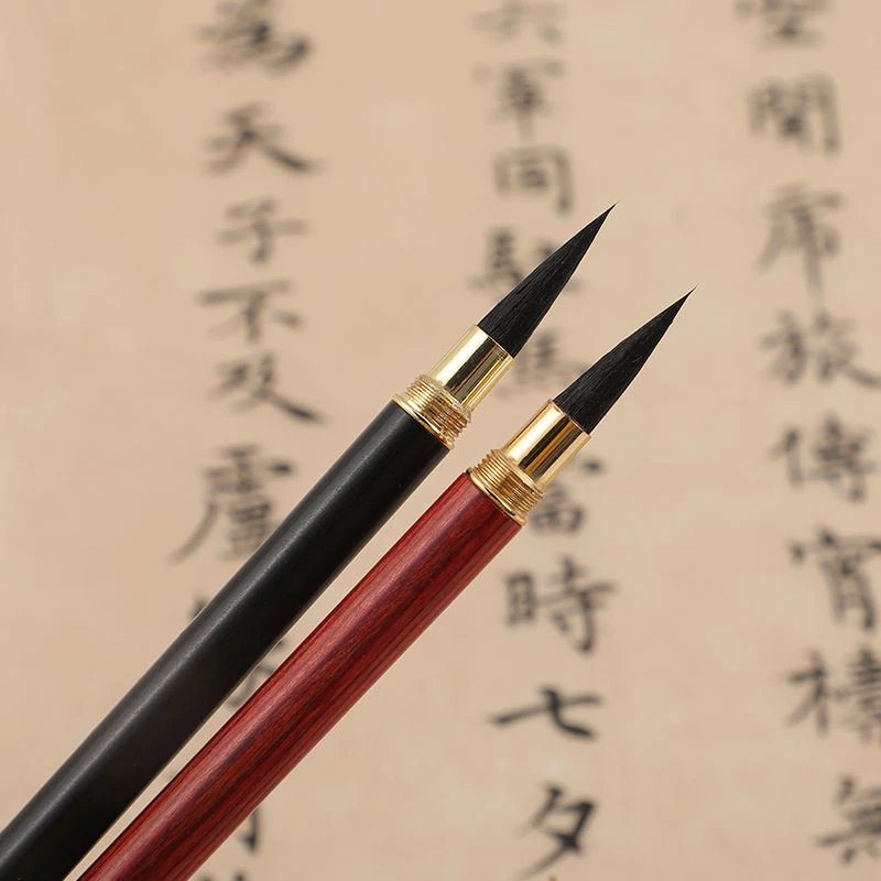 轩义堂正品书法高档紫毫小楷毛笔精品勾线国画抄经小号蝇头好毛笔