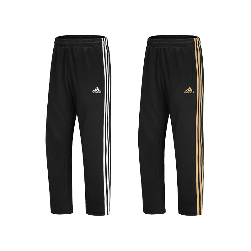 【达人专属】adidas/阿迪达斯潮流针织休闲运动时尚百搭长裤直筒裤