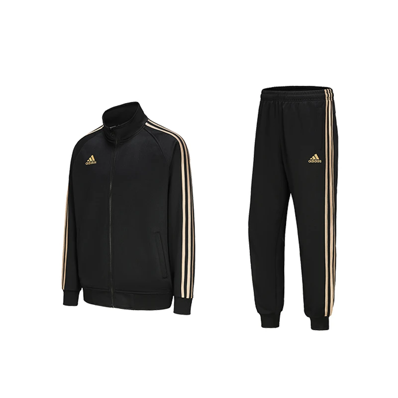 【阿迪官方正品】adidas/阿迪达斯秋季运动金标外套长裤束脚裤套装