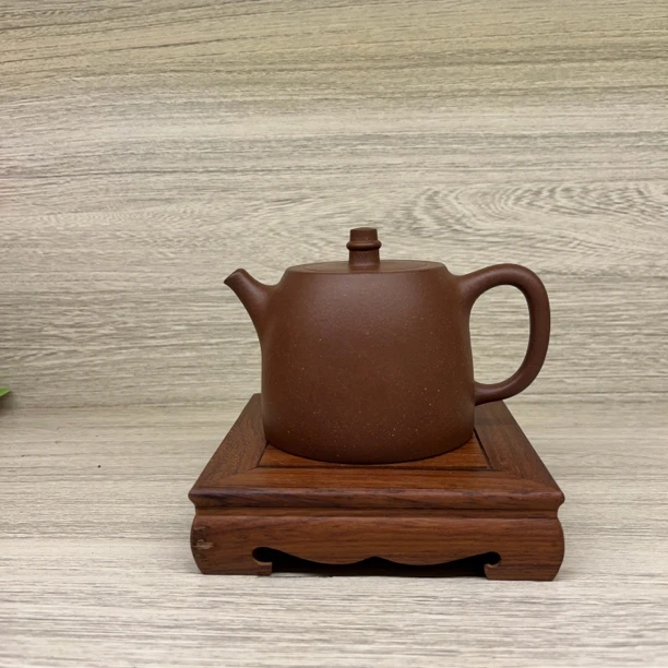 许小勇紫砂 精工半手工制作《汉铎壶》原矿紫泥约230cc