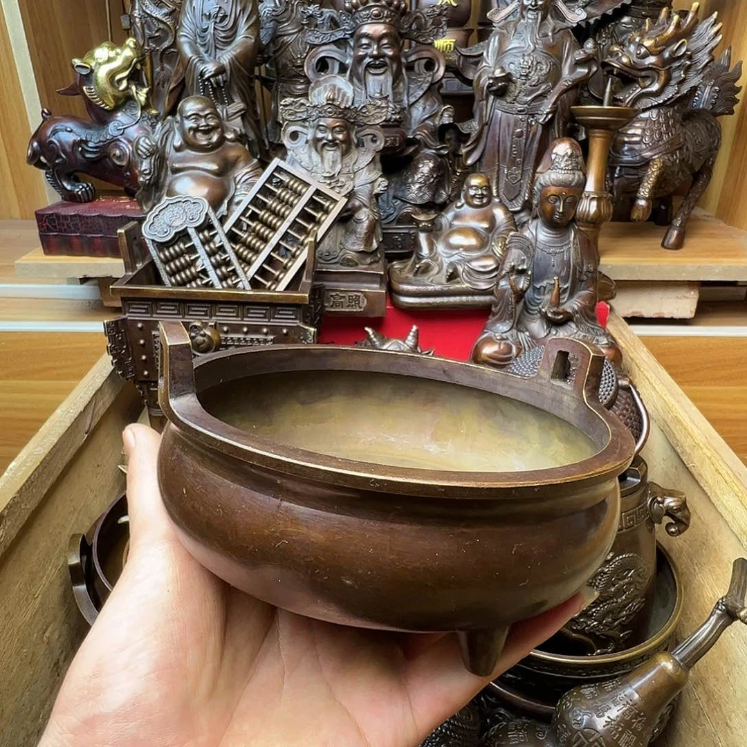 香炉铜摆件铜工艺品