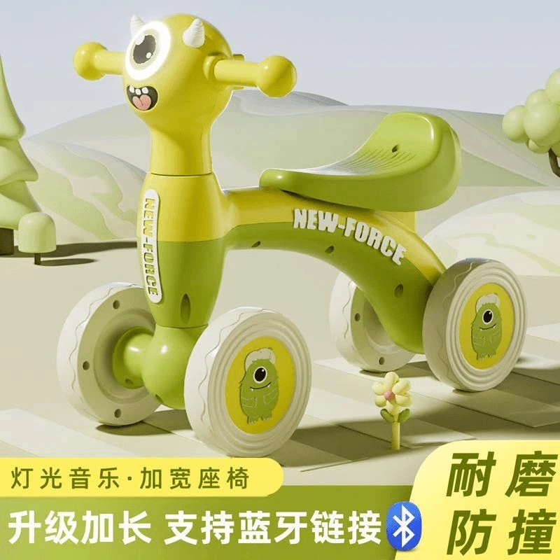 儿童平衡车1到3岁无脚踏宝宝滑行车玩具车室内外男女孩学步溜溜车