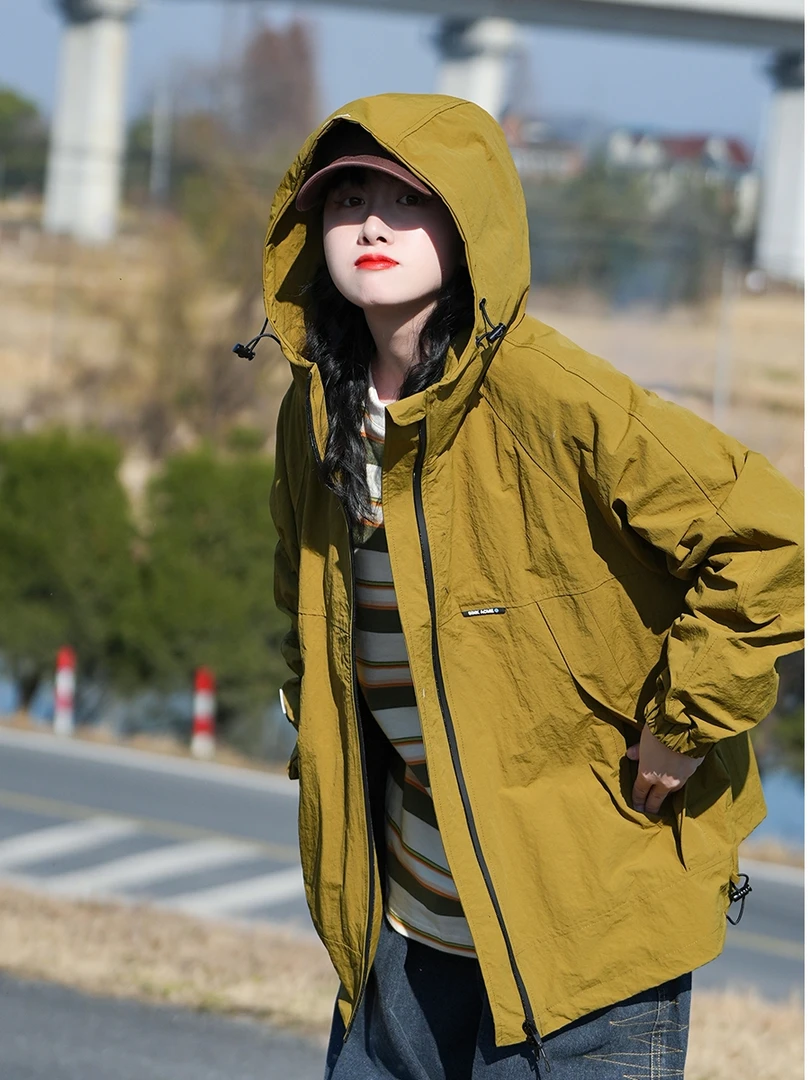 2024春夏新款工装外套防水冲锋衣夹克【Y05】