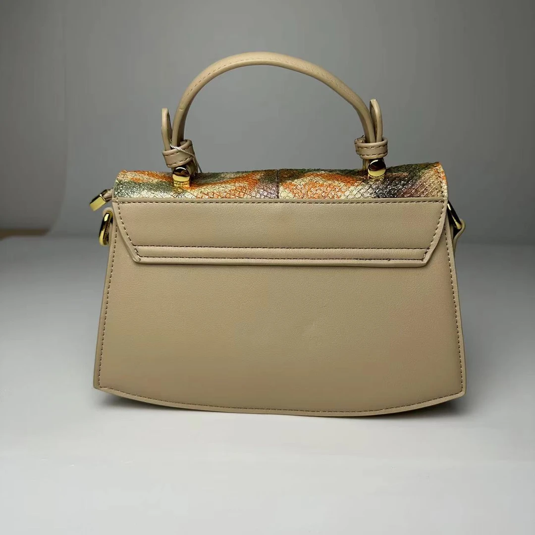 手提包小方包单间斜挎包#7513杏色