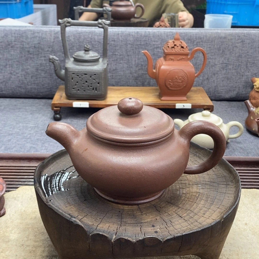 紫砂茶壶400容量艺术