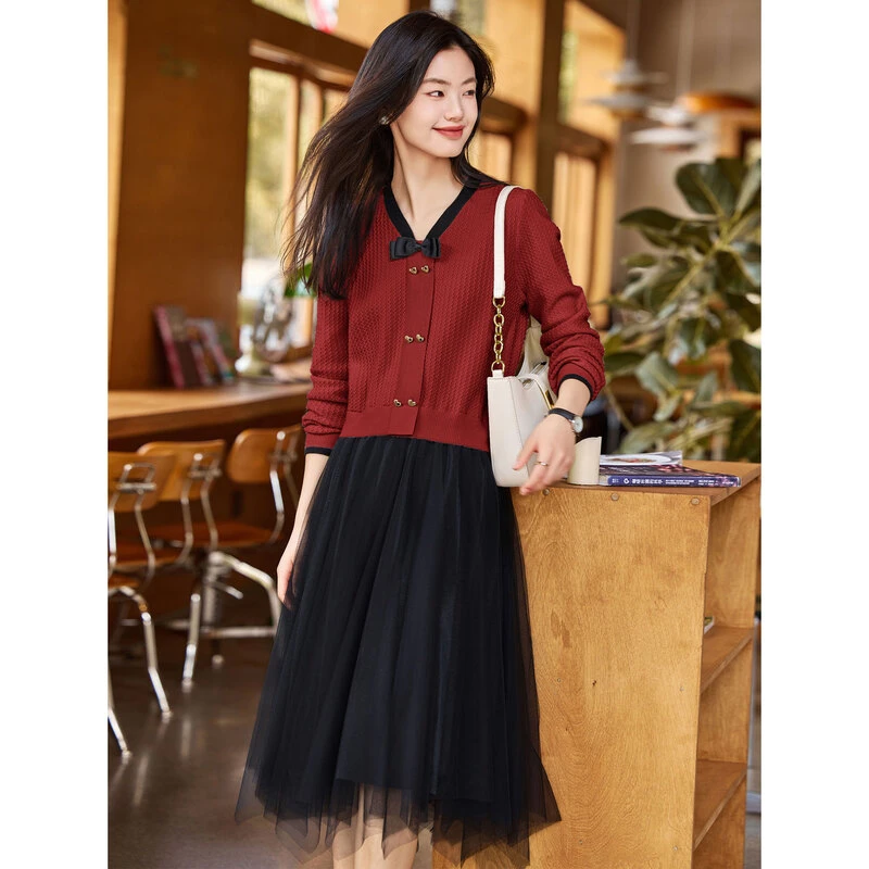 时尚气质连衣裙SXL23461