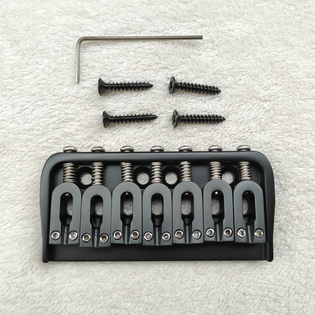 七弦电吉他琴桥国产黑色带配件实拍图发货7弦配件产品如图可示