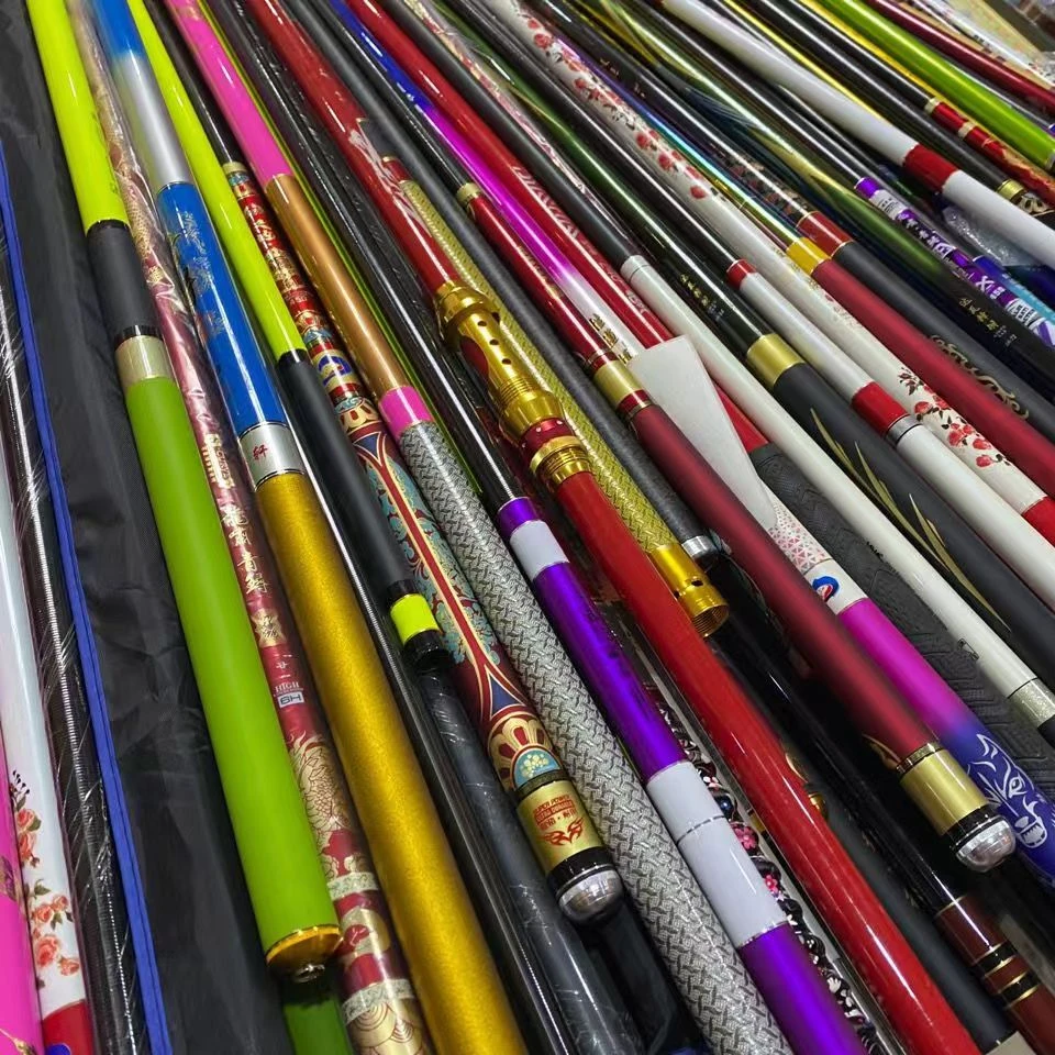 鱼竿5.7米断码断号库存台钓鱼竿（颜色随机发）