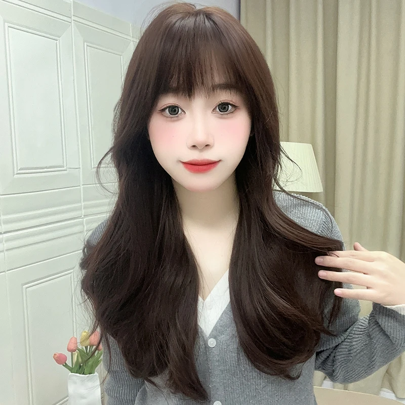 蒂梵夕假发女大波浪时尚百搭减龄蓬松仿真发头皮女神长卷发气质女