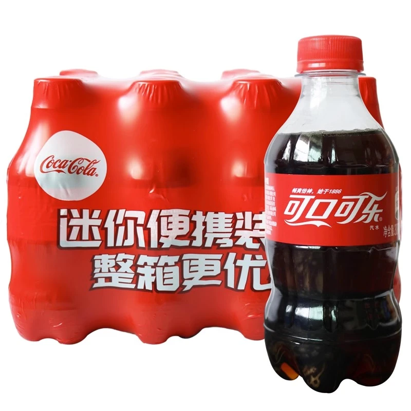 可口可乐300ml整件迷你小瓶装碳酸饮料汽水饮品夏日畅饮朋友聚会
