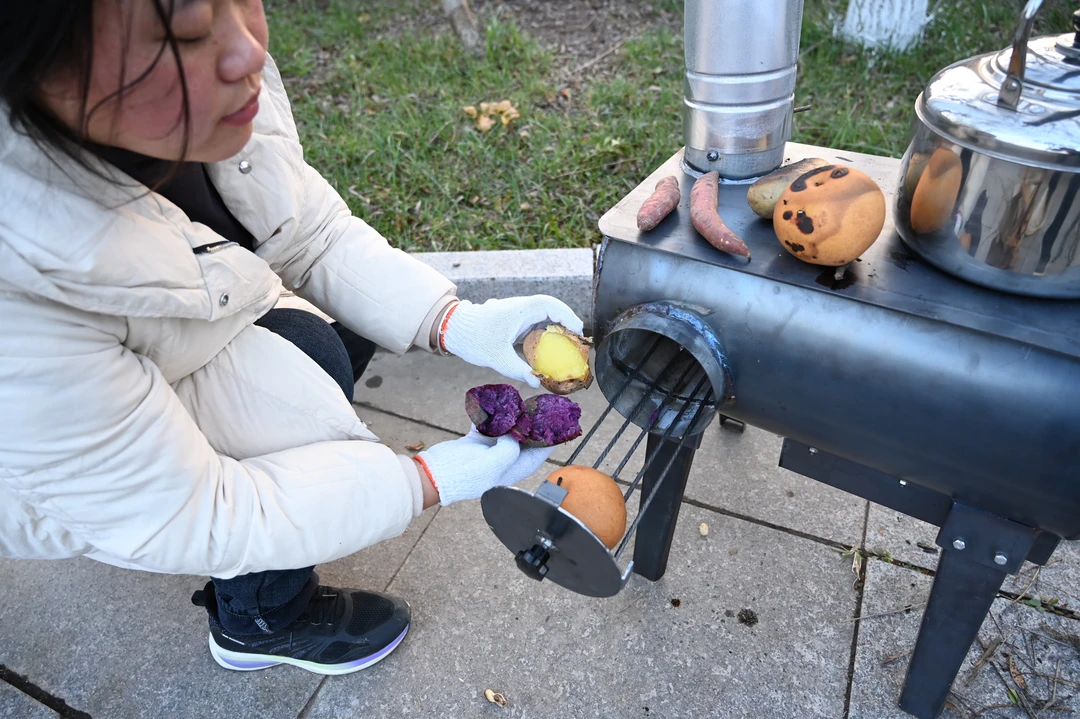 户外室内柴火取暖取暖炉家用农村炉子柴煤两用炉灶做饭新款多用