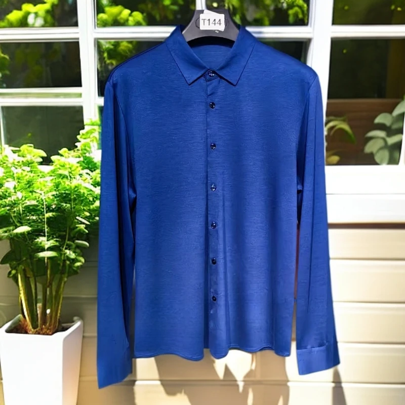 T144【狼家含桑蚕丝羊毛】新款商务男装#2901