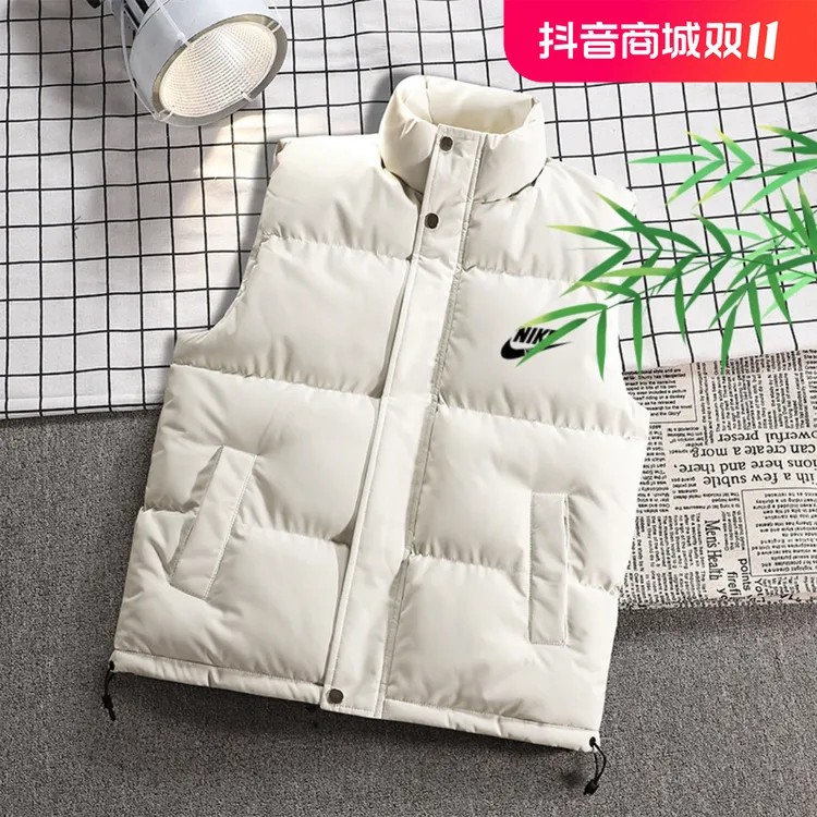 【品牌折扣/现货速发】2024新款男女同款百搭棉服休闲宽松马甲外套